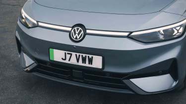 Volkswagen ID.7 Tourer estate front badge