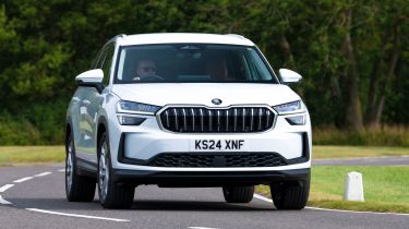 Skoda Kodiaq front 3/4 handling