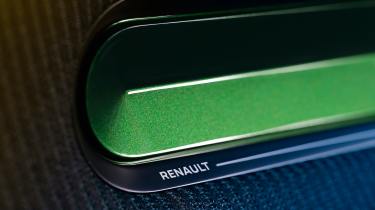 New Renault Twingo prototype interior trim