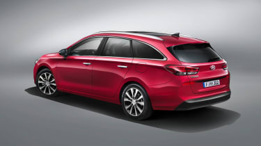 At 602 litres, the new i30 Wagon has an impressively large boot 