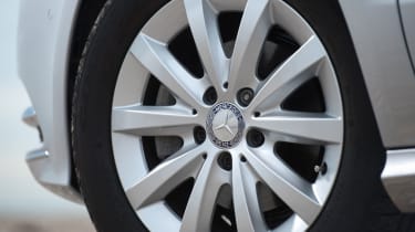 Every version of the B-Class is fitted with alloy wheels as standard, increasing in size from 16-inches