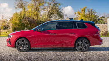 Vauxhall Astra Sports Tourer Electric static side view