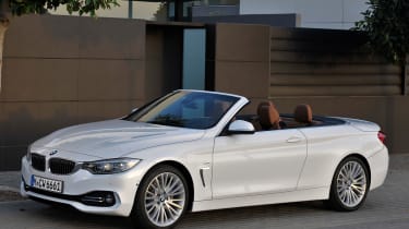 BMW 4 Series convertible front quarter static