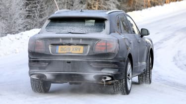 Bentley Bentayga development model - rear view