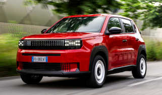 Fiat Grande Panda Red front quarter