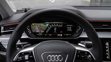 2022 Audi S8 digital dials