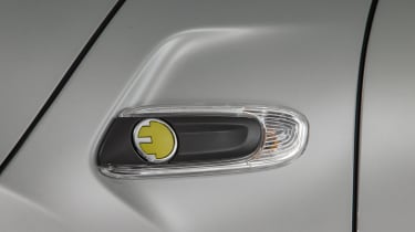MINI Electric - side badging close up 