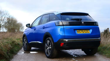 Used Peugeot 3008 review: 2017-Present (mk2) - facelift - rear 3/4 