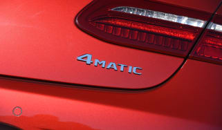 While the E-Class Coupe is rear-wheel-drive as standard, 4MATIC four-wheel-drive is also be available