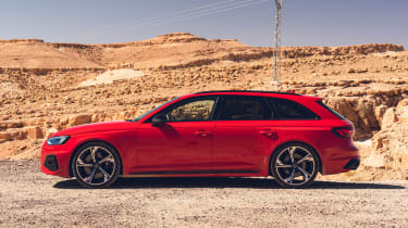 Audi RS4 Avant estate side static