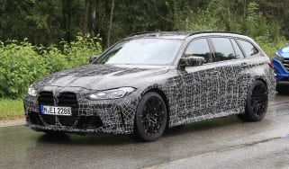 Spy shot of secretly tested future car