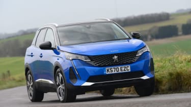 Used Peugeot 3008 review: 2017-Present (mk2) - facelift - front 3/4 driving