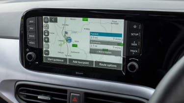 Hyundai i10 facelift navigation