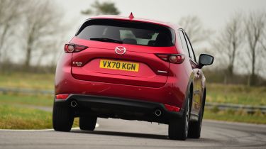 Mazda CX-5 SUV rear cornering