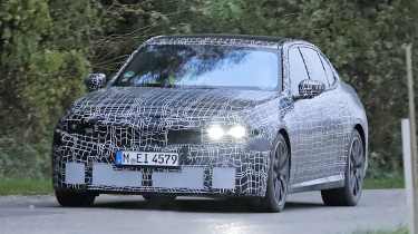 2026 BMW 3 Series spy shot front quarter