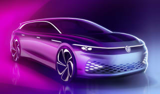 2021 Volkswagen ID. Space Vizzion concept - front 3/4 view