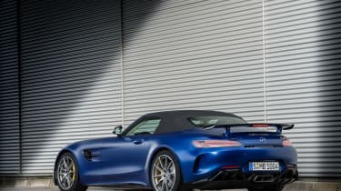 Mercedes-AMG GT R Roadster rear static roof up