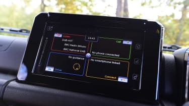Suzuki Jimny SUV infotainment system