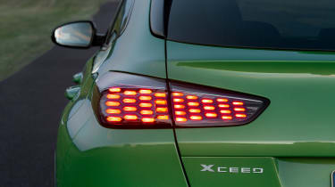 Kia XCeed hatchback rear lights