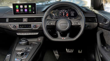 Its interior is uncluttered and upmarket, with an optional virtual cockpit replacing analogue gauges