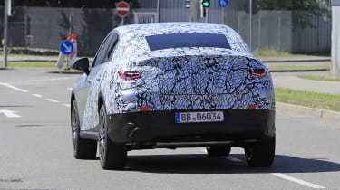 New Mercedes GLC Coupe spied 11