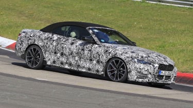 BMW 4 Series Convertible at the Nurburgring - side view