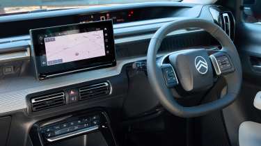 Citroen e-C3 UK interior