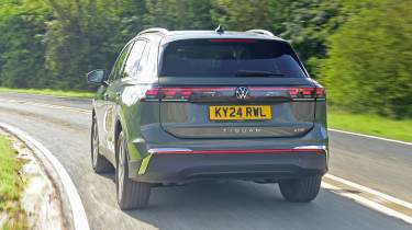 Volkswagen Tiguan rear quarter cornering