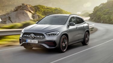 Mercedes GLA driving