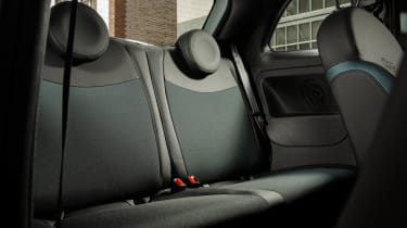 2019 Fiat 500 rear seats