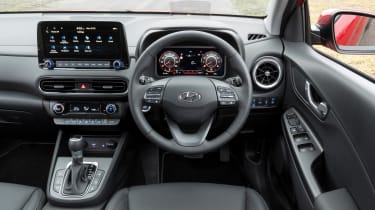 Hyundai Kona Hybrid SUV interior