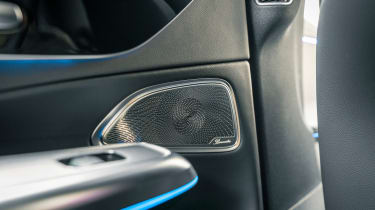 Mercedes E-Class UK drive Burmester sound system