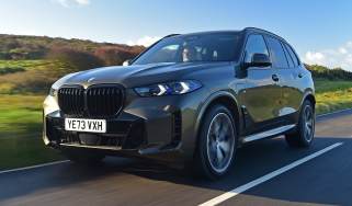 BMW X5 front quarter driving