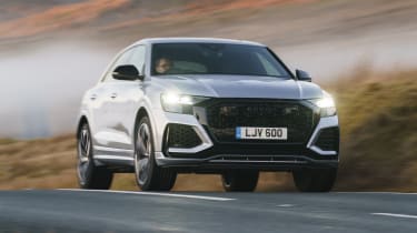 Audi RS Q8 SUV - front 3/4 dynamic 