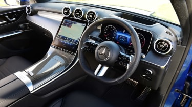 Mercedes GLC Coupe UK steering wheel