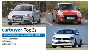 Top 3 used luxury small cars - Audi A1 Sportback, MINI Cooper, Volkswagen Polo 