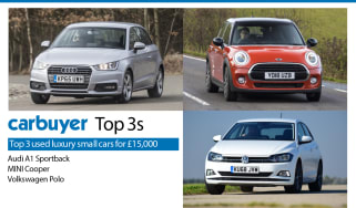 Top 3 used luxury small cars - Audi A1 Sportback, MINI Cooper, Volkswagen Polo