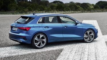 2020 Audi A3 Sportback - side on view static