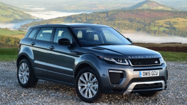 The SUV boom means the Evoque has rivals including the Porsche Macan, Mercedes GLC, Lexus NX and MINI Countryman