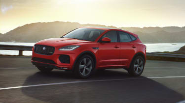 Jaguar E-Pace Chequered Flag driving