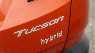 Hyundai Tucson boot badge