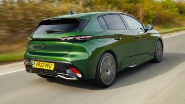 Peugeot 308 rear quarter green