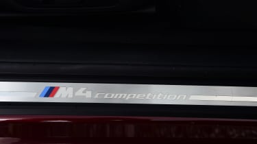 2022 BMW M4 Convertible door plates