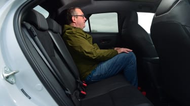 Toyota C-HR UK rear seat space
