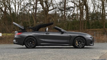 BMW M8 Convertible side static