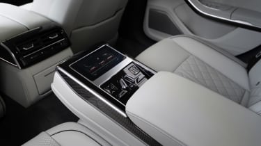 2022 Audi S8 rear seat controls
