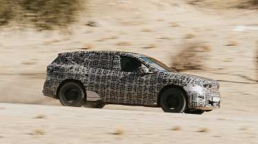 BMW iX3 prototype profile