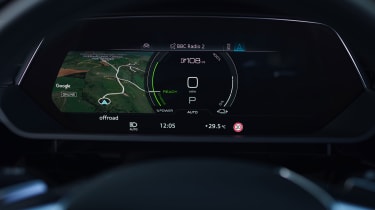 Audi e-tron Sportback SUV navigation