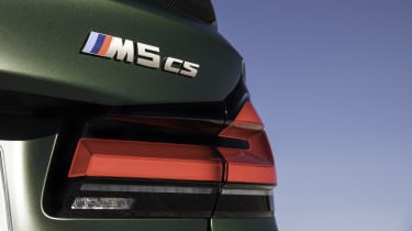 2021 BMW M5 CS - rear tail light and badge