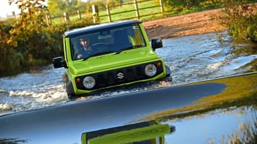 Suzuki Jimny SUV wading